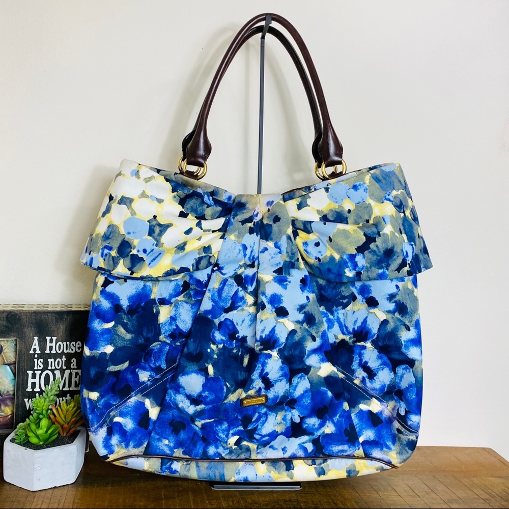 MOSCHINO XL Fabric / Leather Tote